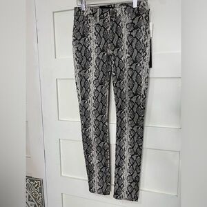 RICH & Skinny Snakeskin Skinny Leggings Size 25